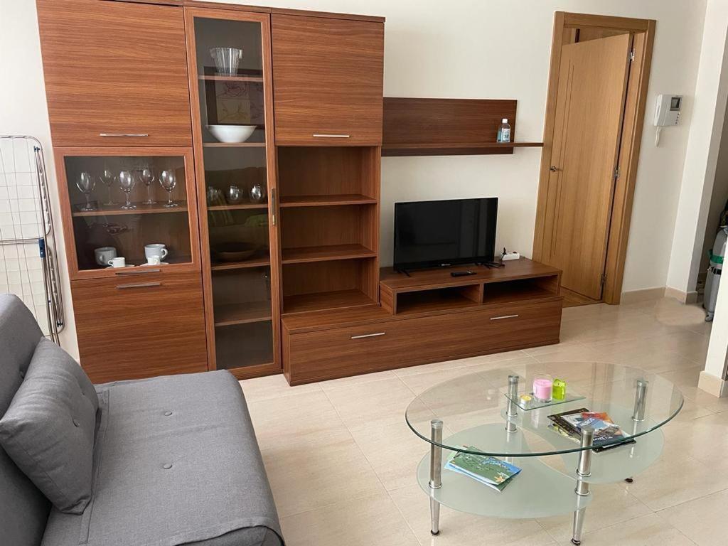 Apartamento En Porto Do Son Con Garaje Eksteriør bilde